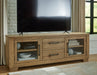 Galliden Light Brown 80" TV Stand - W841-68 - Vega Furniture