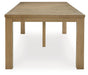 Galliden Light Brown Dining Extension Table - D841-35 - Vega Furniture