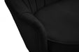 Gardenia Black Velvet Chair - 684Black-C - Vega Furniture