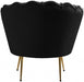 Gardenia Black Velvet Chair - 684Black-C - Vega Furniture