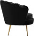 Gardenia Black Velvet Chair - 684Black-C - Vega Furniture