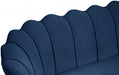 Gardenia Blue Velvet Sofa - 684Navy-S - Vega Furniture