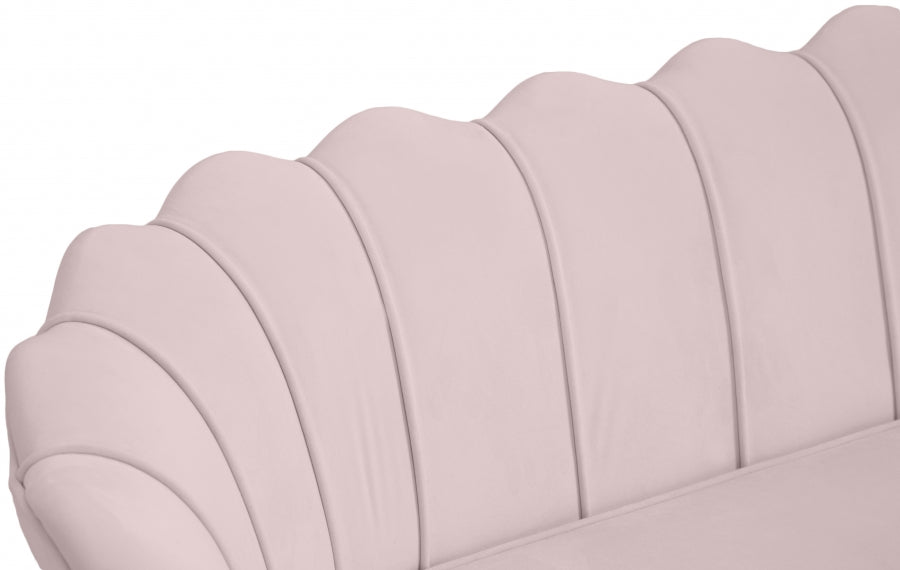 Gardenia Pink Velvet Sofa - 684Pink-S - Vega Furniture