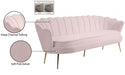 Gardenia Pink Velvet Sofa - 684Pink-S - Vega Furniture