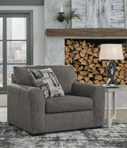 Gardiner Pewter Oversized Chair - 5240423 - Vega Furniture