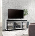 Gardoni White/Black 72" TV Stand - W756-68 - Vega Furniture