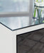 Gardoni White/Black End Table - T756-3 - Vega Furniture