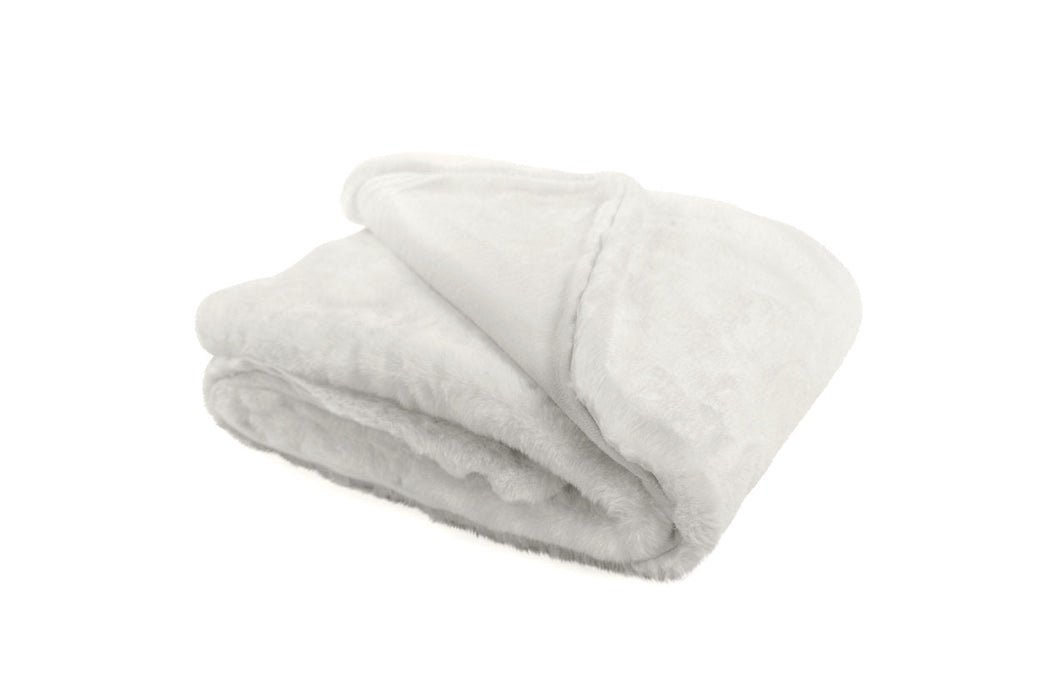 Gariland White Throw - A1000909T - Vega Furniture