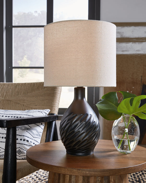 Garinton Black Table Lamp - L180184 - Vega Furniture