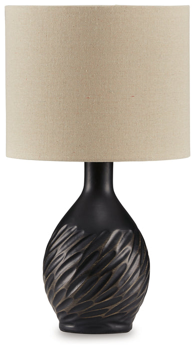 Garinton Black Table Lamp - L180184 - Vega Furniture