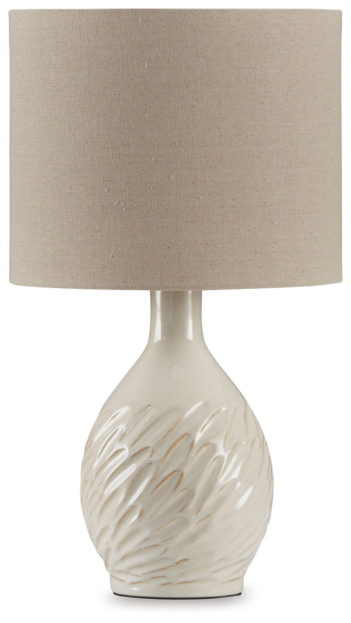 Garinton Cream Table Lamp - L180194 - Vega Furniture
