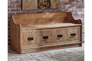 Garrettville Brown Storage Bench - A4000093 - Vega Furniture