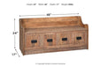 Garrettville Brown Storage Bench - A4000093 - Vega Furniture