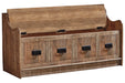 Garrettville Brown Storage Bench - A4000093 - Vega Furniture