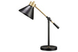 Garville Black/Gold Finish Desk Lamp - L734342 - Vega Furniture