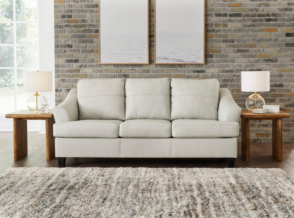 Genoa Coconut Leather Living Room Set - SET | 4770438 | 4770435 - Vega Furniture