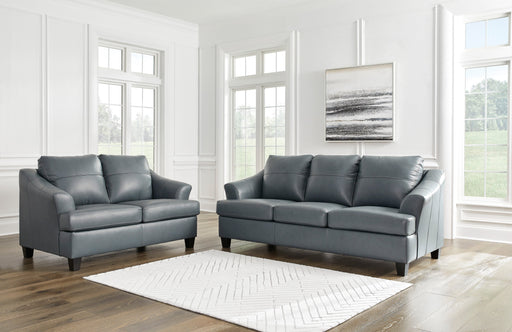 Genoa Steel Leather Living Room Set - SET | 4770538 | 4770535 - Vega Furniture