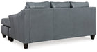 Genoa Steel Sofa Chaise - 4770518 - Vega Furniture