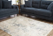 Gentor Blue/Ivory 5' x 7' Rug - R406522 - Vega Furniture