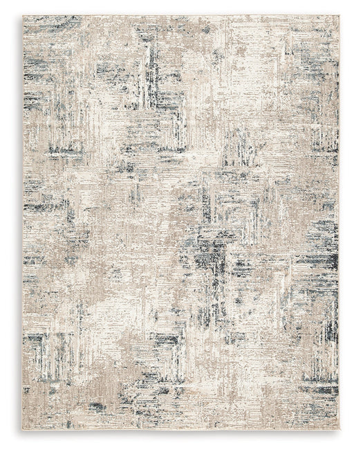 Gentor Blue/Ivory 5' x 7' Rug - R406522 - Vega Furniture