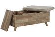 Gerdanet Beige/Brown Storage Bench - A3000318 - Vega Furniture