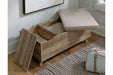 Gerdanet Beige/Brown Storage Bench - A3000318 - Vega Furniture