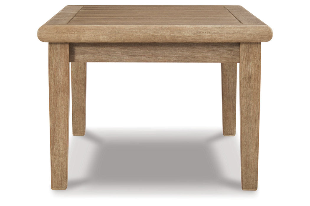 Gerianne Grayish Brown Coffee Table - P805-701 - Vega Furniture