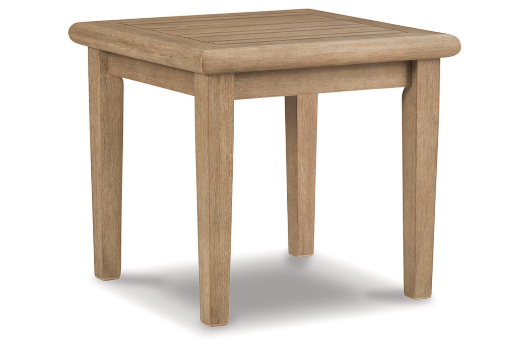 Gerianne Grayish Brown End Table - P805-702 - Vega Furniture