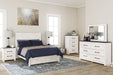 Gerridan White/Gray Full Panel Bed - SET | B1190-55 | B1190-86 - Vega Furniture