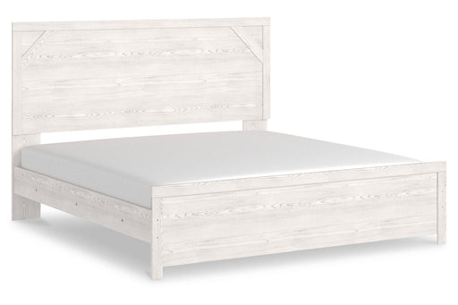 Gerridan White/Gray King Panel Bed - SET | B1190-72 | B1190-97 - Vega Furniture