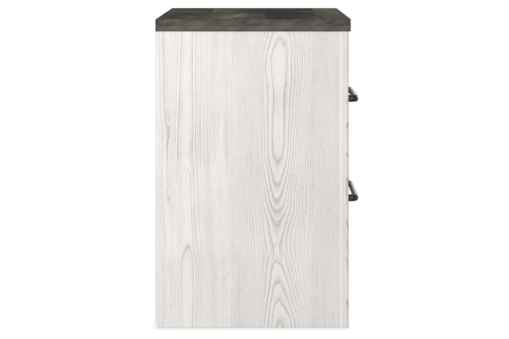 Gerridan White/Gray Nightstand - B1190-92 - Vega Furniture