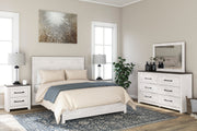 Gerridan White/Gray Panel Bedroom Set - SET | B1190-72 | B1190-97 | B1190-31 | B1190-92 - Vega Furniture