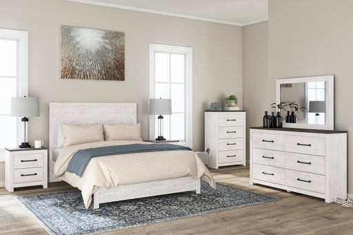 Gerridan White/Gray Panel Bedroom Set - SET | B1190-72 | B1190-97 | B1190-31 | B1190-92 - Vega Furniture