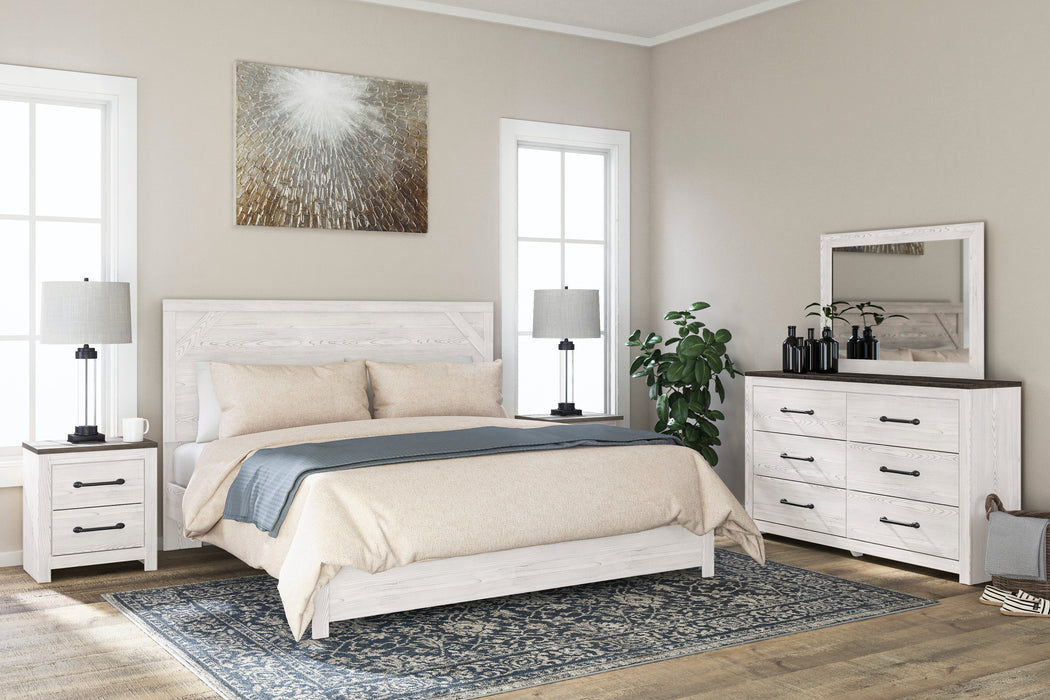 Gerridan White/Gray Panel Bedroom Set - SET | B1190-72 | B1190-97 | B1190-31 | B1190-92 - Vega Furniture