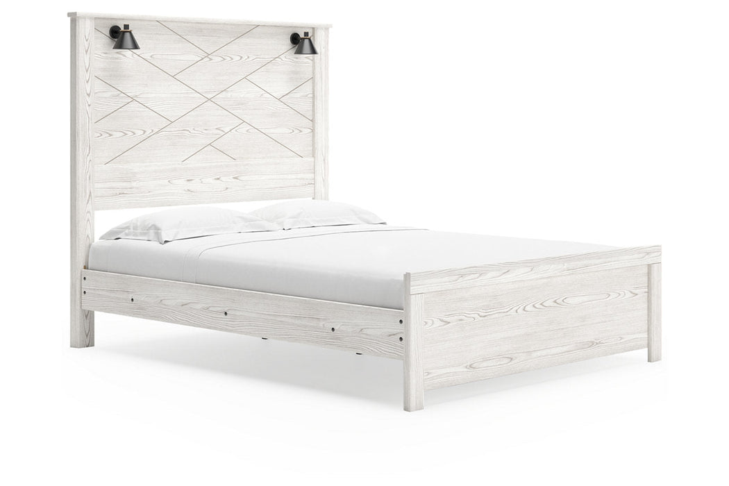 Gerridan White/Gray Queen Panel Bed - SET | B1190-54 | B1190-57 | B1190-98 - Vega Furniture