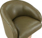 Gibson Faux Leather Accent Chair Green - 484Olive - Vega Furniture