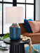 Gierburg Teal Table Lamp - L180214 - Vega Furniture