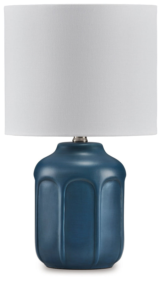 Gierburg Teal Table Lamp - L180214 - Vega Furniture