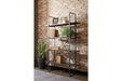 Gilesgrove Black/Gray Bookcase - A4000017 - Vega Furniture