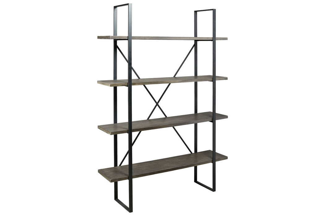 Gilesgrove Black/Gray Bookcase - A4000017 - Vega Furniture