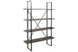 Gilesgrove Black/Gray Bookcase - A4000017 - Vega Furniture