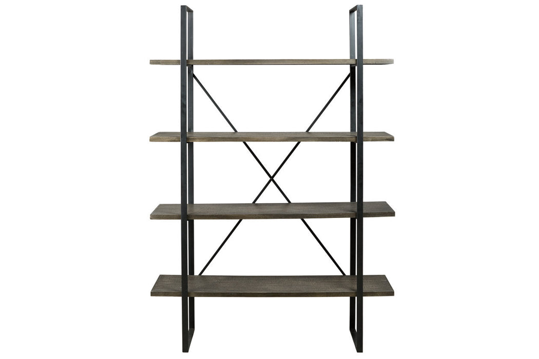 Gilesgrove Black/Gray Bookcase - A4000017 - Vega Furniture