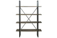 Gilesgrove Black/Gray Bookcase - A4000017 - Vega Furniture