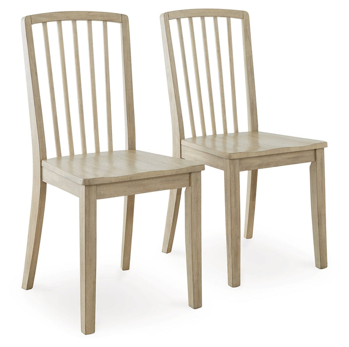 Gleanville Light Brown Dining Chair, Set of 2 - D511-01 - Vega Furniture