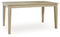 Gleanville Light Brown Dining Table - D511-25 - Vega Furniture