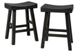 Glosco Black Counter Height Barstool, Set of 2 - D548-524 - Vega Furniture