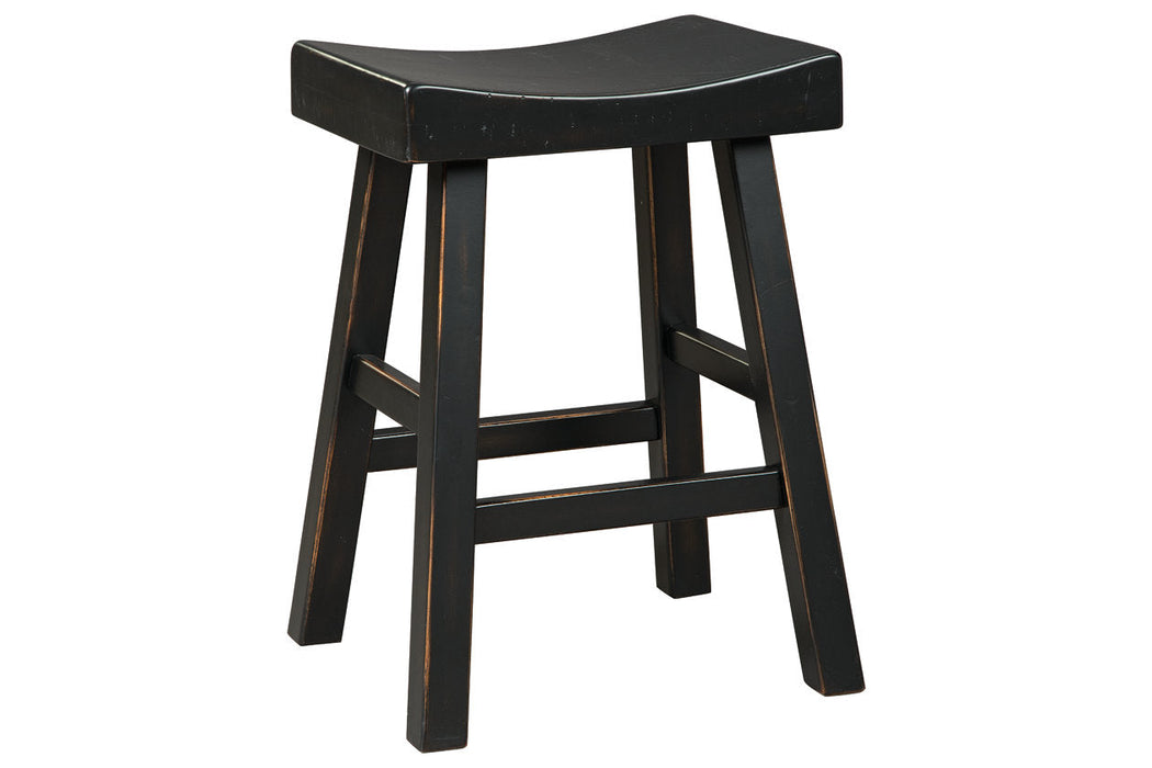 Glosco Black Counter Height Barstool, Set of 2 - D548-524 - Vega Furniture