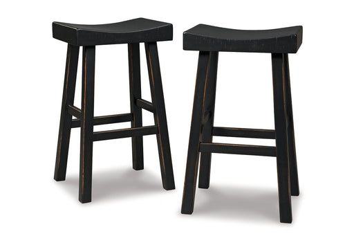 Glosco Black Pub Height Barstool, Set of 2 - D548-530 - Vega Furniture