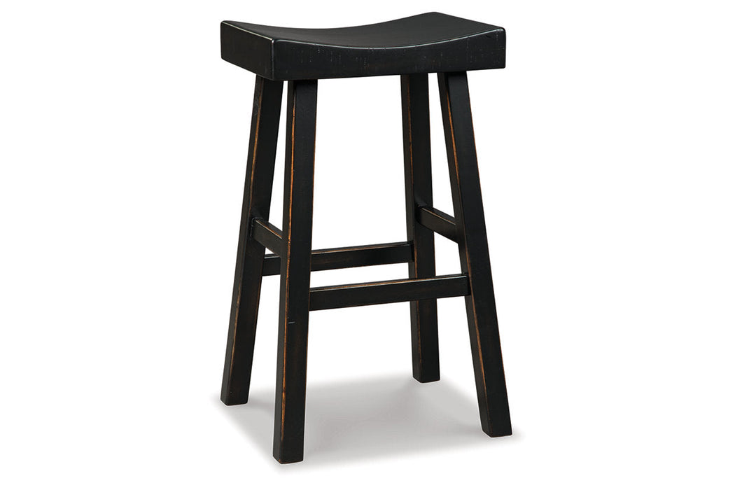 Glosco Black Pub Height Barstool, Set of 2 - D548-530 - Vega Furniture