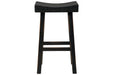 Glosco Black Pub Height Barstool, Set of 2 - D548-530 - Vega Furniture